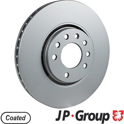 Jp Group 1x Bremsscheibe [Hersteller-Nr. 1263100400] für Opel von JP GROUP