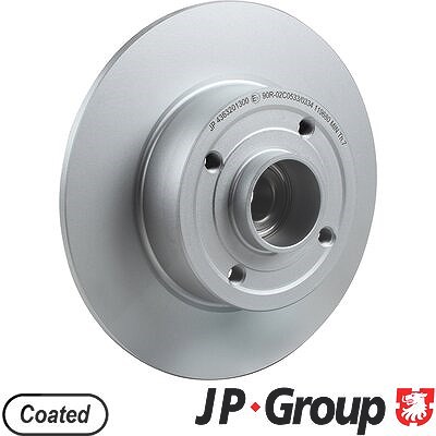 Jp Group 1x Bremsscheiben hinten+Radlager+ABS Ring [Hersteller-Nr. 4363201300] für Nissan, Renault von JP GROUP