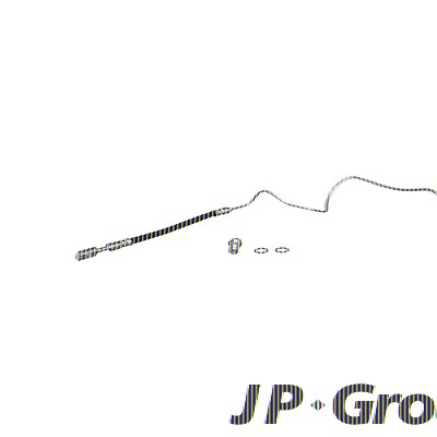 Jp Group Bremsschlauch Hinterachse rechts [Hersteller-Nr. 1161500280] für Audi, Seat, Skoda, VW von JP GROUP
