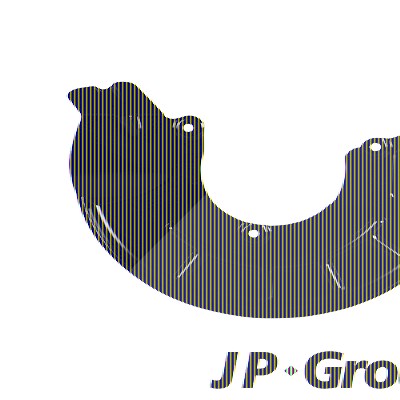 Jp Group Deckblech Bremsscheibe Vorderachse links [Hersteller-Nr. 1164201170] für Seat, Skoda, VW von JP GROUP