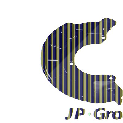 Jp Group Deckblech Bremsscheibe Vorderachse rechts [Hersteller-Nr. 1164201180] für Seat, Skoda, VW von JP GROUP