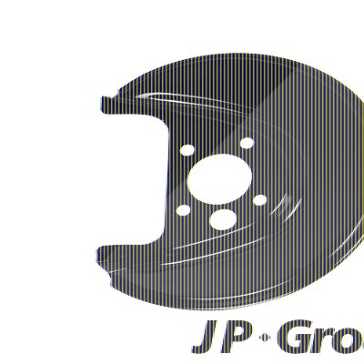 Jp Group Deckblech Bremsscheibe hinten links [Hersteller-Nr. 1164300270] für Audi, Seat, Skoda, VW von JP GROUP