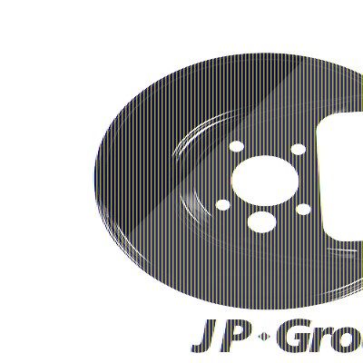 Jp Group Deckblech Bremsscheibe hinten rechts [Hersteller-Nr. 1164300280] für Audi, Seat, Skoda, VW von JP GROUP
