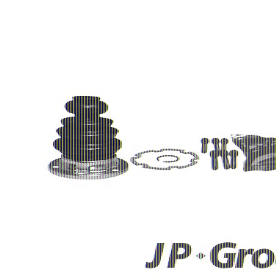 Jp Group Faltenbalgsatz, Antriebswelle [Hersteller-Nr. 1143700510] für Audi, VW von JP GROUP