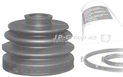 Jp Group Faltenbalgsatz, Antriebswelle [Hersteller-Nr. 3553600110] für Hyundai, Mitsubishi, Subaru von JP GROUP
