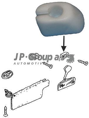 Jp Group Halter, Sonnenblende [Hersteller-Nr. 8189800206] von JP GROUP