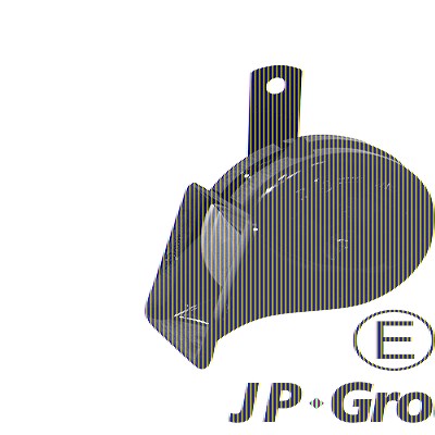 Jp Group Horn Tiefton (Fanfare) [Hersteller-Nr. 1199500100] für Audi, Seat, Skoda, VW von JP GROUP
