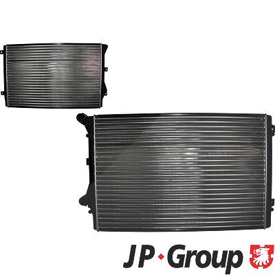Jp Group Kühler, Motorkühlung [Hersteller-Nr. 1114208100] für Audi, Seat, Skoda, VW von JP GROUP