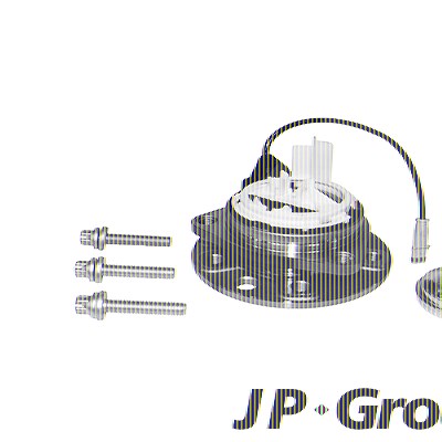 Jp Group Radnabe mit Radlager mit ABS Sensor [Hersteller-Nr. 1241401100] für Opel von JP GROUP