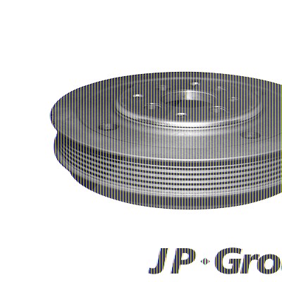 Jp Group Riemenscheibe, Kurbelwelle [Hersteller-Nr. 1118302800] für Audi, Seat, Skoda, VW von JP GROUP