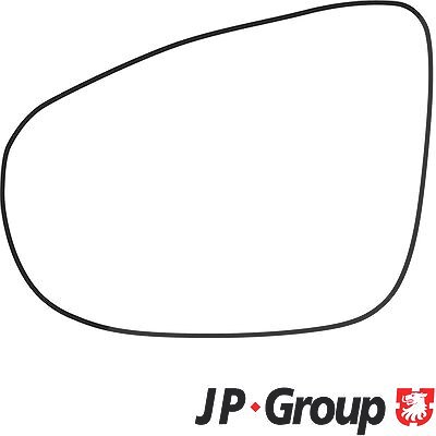 Jp Group Spiegelglas, Außenspiegel [Hersteller-Nr. 1189304770] für VW von JP GROUP