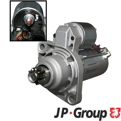 Jp Group Starter [Hersteller-Nr. 1190303900] für Audi, Seat, Skoda, VW von JP GROUP