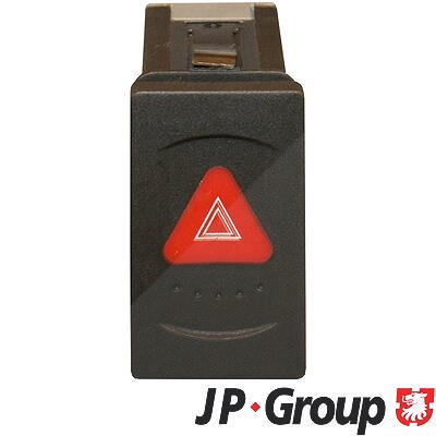 Jp Group Warnblinkschalter [Hersteller-Nr. 1196300600] für VW von JP GROUP