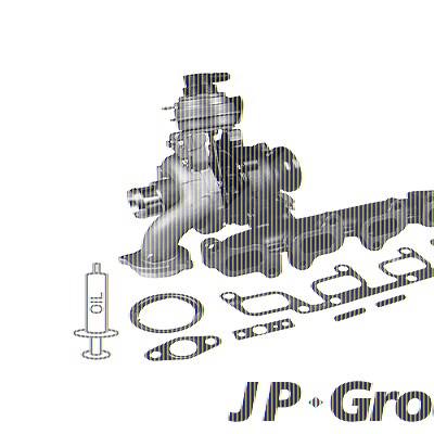 Jp Group Lader, Aufladung [Hersteller-Nr. 1117404100] für VW von JP GROUP
