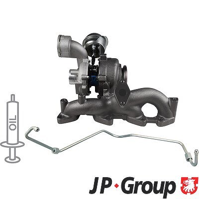Jp Group Lader, Aufladung [Hersteller-Nr. 1117800610] für Audi, Seat, Skoda, VW von JP GROUP