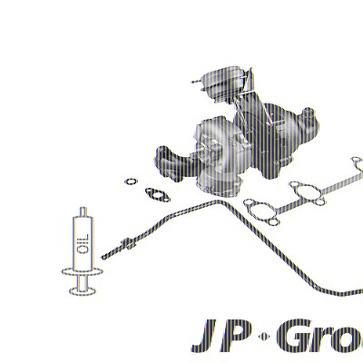 Jp Group Lader, Aufladung [Hersteller-Nr. 1117800810] für Audi, Seat, Skoda, VW von JP GROUP