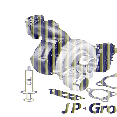 Jp Group Lader, Aufladung [Hersteller-Nr. 1317400600] für Chrysler, Jeep, Mercedes-Benz von JP GROUP