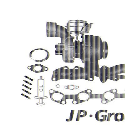 Jp Group Lader, Aufladung [Hersteller-Nr. 3917400500] für Chrysler, Dodge, Jeep, Mitsubishi von JP GROUP