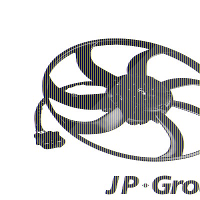Jp Group Lüfter, Motorkühlung [Hersteller-Nr. 1199107000] für Audi, Seat, Skoda, VW von JP GROUP