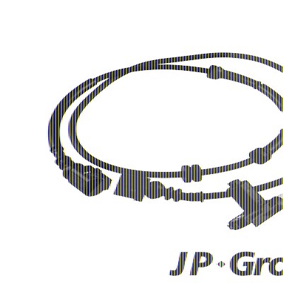 Jp Group Sensor, Raddrehzahl [Hersteller-Nr. 1197108380] für Ford, Seat, VW von JP GROUP
