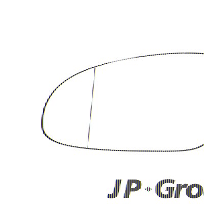 Jp Group Spiegelglas, Außenspiegel [Hersteller-Nr. 1189304570] für Seat, Skoda, VW von JP GROUP