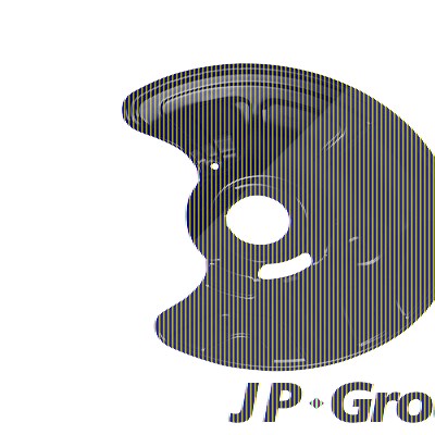 Jp Group Spritzblech, Bremsscheibe [Hersteller-Nr. 1364202470] für Mercedes-Benz von JP GROUP
