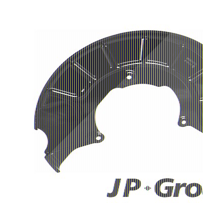 Jp Group Spritzblech Bremsscheibe vorne links [Hersteller-Nr. 1164201070] für Seat, Skoda, VW von JP GROUP