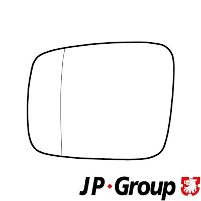 Spiegelglas, Außenspiegel links JP group 1189303270 von JP group