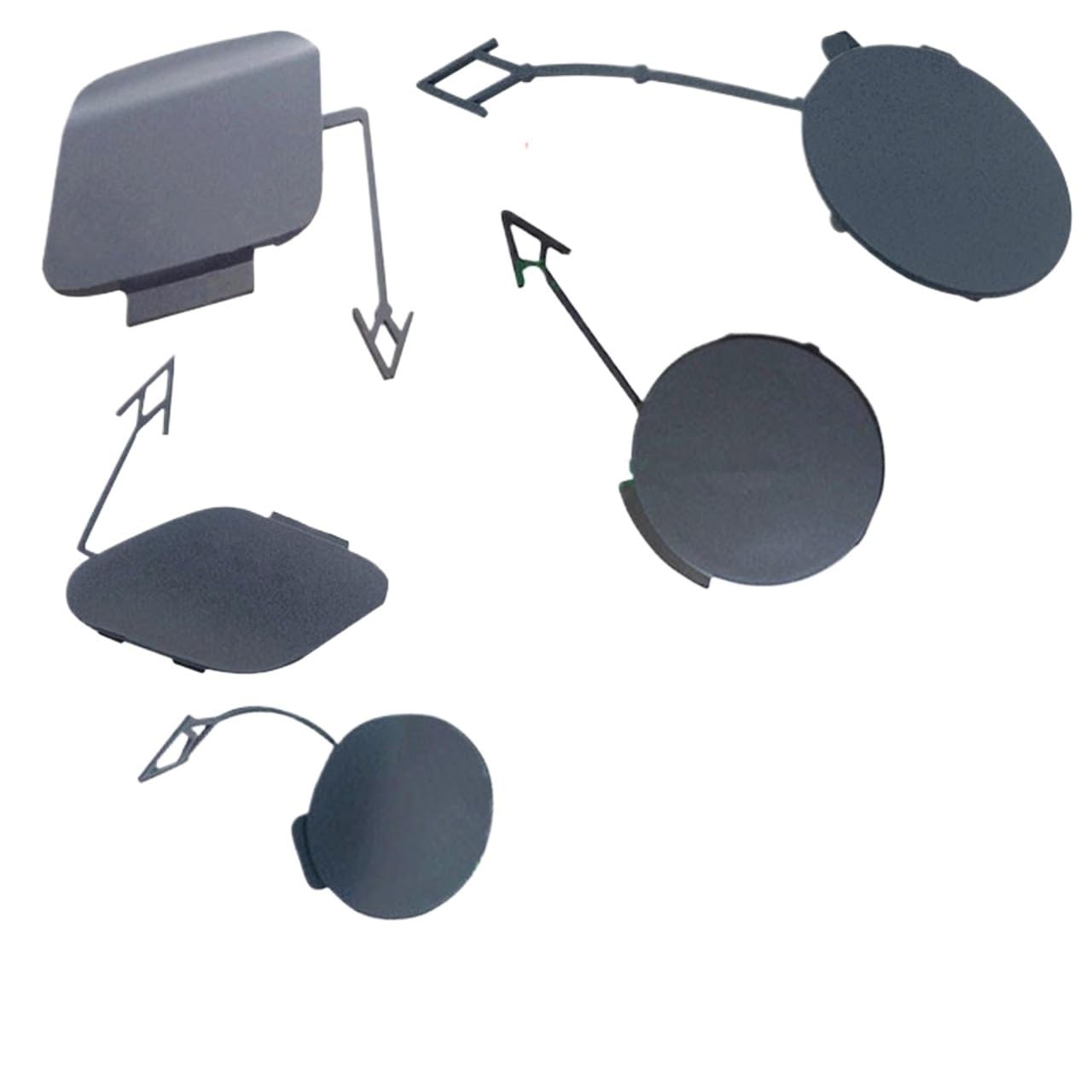 JPLZOM Abschlepphaken-Abdeckkappe for vordere Stoßstange, unlackierte Farbe, for Jaguar, XF, XFL, XJL, XE, XEL, F-PACE Abdeckung für Auto-Abschleppöse(16-19 Year XF XFL) von JPLZOM