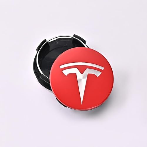 4 Stück Auto Radkappen für Tesla Model 3 2017-2020, Wheel Caps Felgenkappen Nabenkappen Mittelabdeckungen Radnabenabdeckung,D-56mm 4 Stück Auto Radkappen für Tesla Model 3 2017-2020, Wheel Caps Felgenkappen Nabenkappen Mittelabdeckungen Radnabenabdeckung,D-56mm von JPYDFI