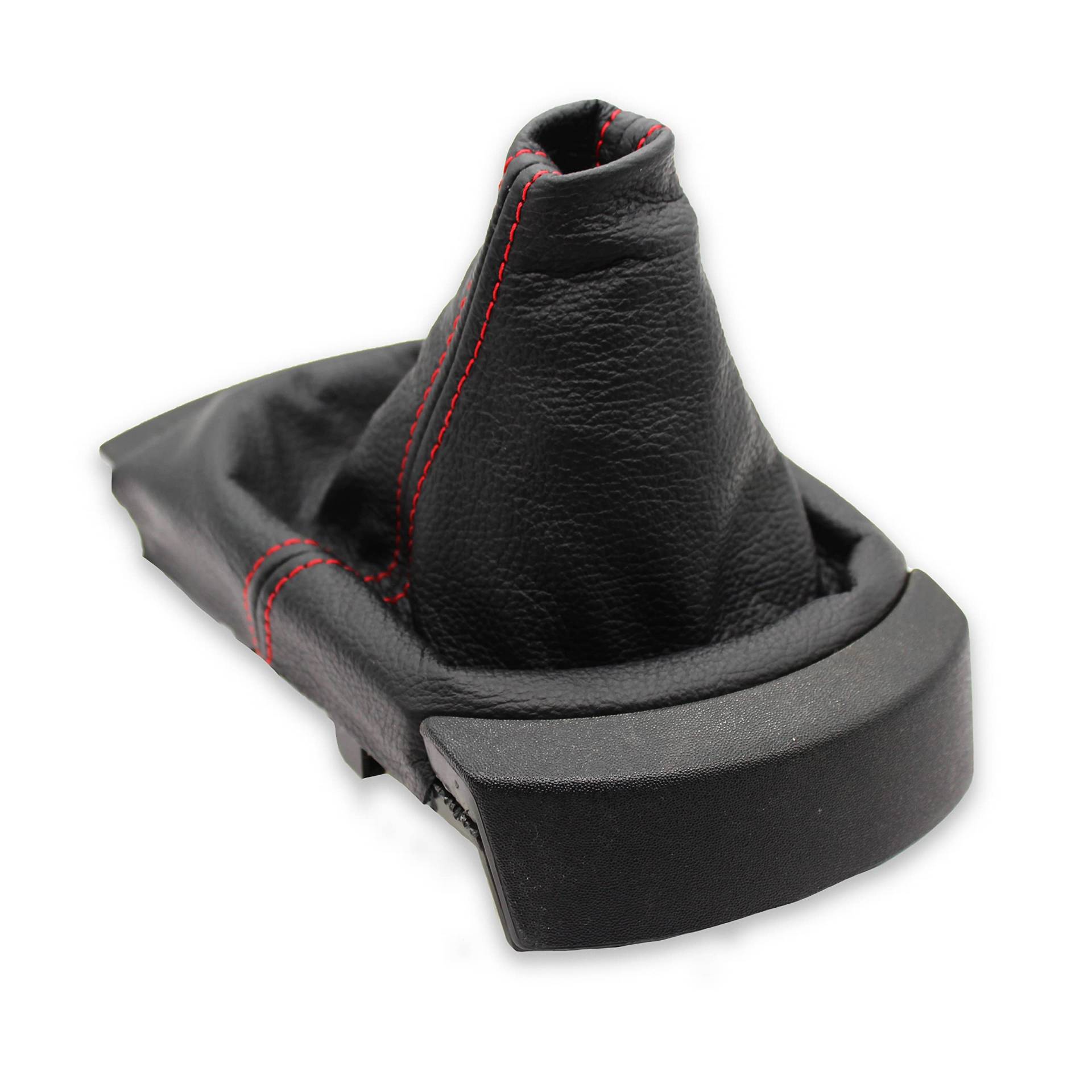 Für SEATIBIZA Modelo 2002-2008 Schaltsack Schaltmanschette Passend Für 100% Leder Color Negro - Rot Faden Für SEATIBIZA Modelo 2002-2008 Schaltsack Schaltmanschette Passend Für 100% Leder Color Negro - Rot Faden von JPstraps