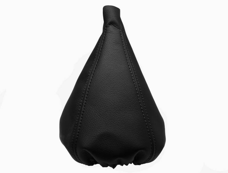 JPstraps Schaltmanschette aus 100 % Leder, schwarz, kompatibel mit Saab 9-3 (1998-2003) von JPstraps