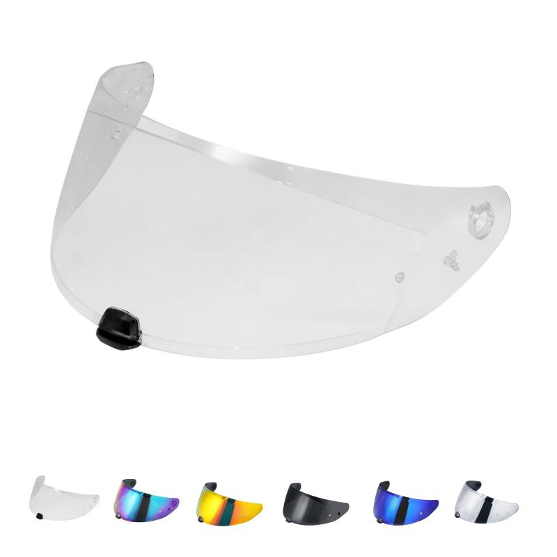 JQF Gear Motorradhelm Visier für i70 i10 HJ-31,Helmvisier Motorrad Windschutz Helm Objektiv Visier Vollgesichts,Helmvisiere Zubehör Ersatz(Klar) von JQF Gear