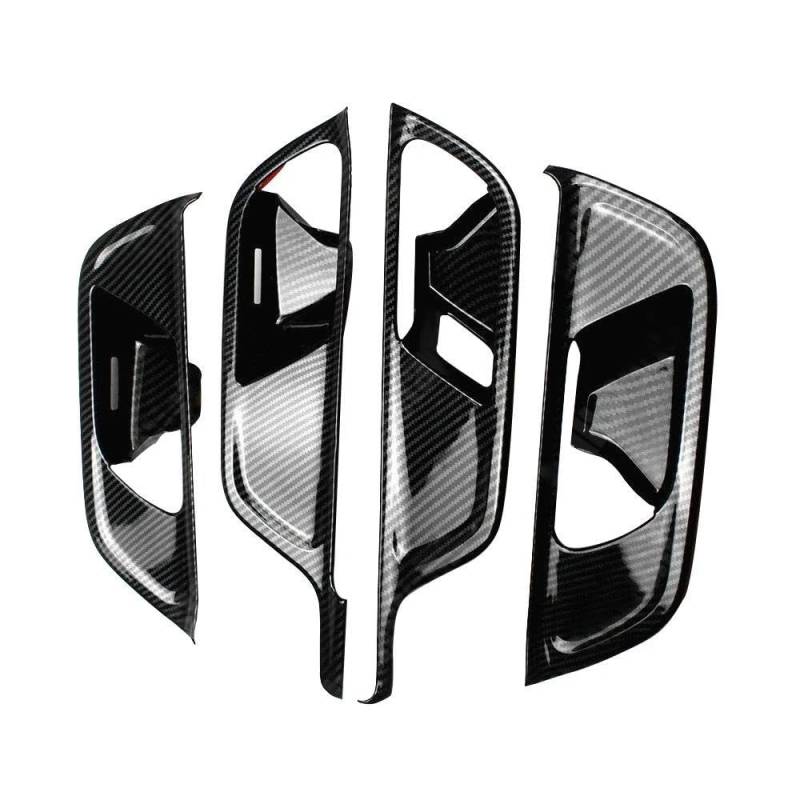 Auto Fensterheber Schalter Taste Panel Abdeckung Trim ABS Carbon Faser Für Benz GLB 2019 2020 2021 von JRCQSG