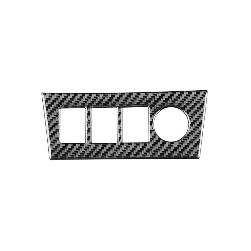 Auto Zigarettenanzünder Panel Schalter Knopf Abdeckung Carbon Faser Aufkleber Für Toyota RAV4 2006-2012 von JRCQSG