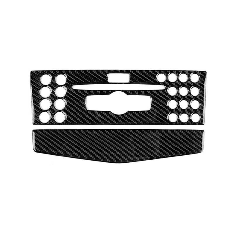 Für Benz C-Klasse W204 2007-2010 Carbon Fiber Auto Interior Center Console CD Panel Aufkleber Trim Abdeckung(Type 1) von JRCQSG