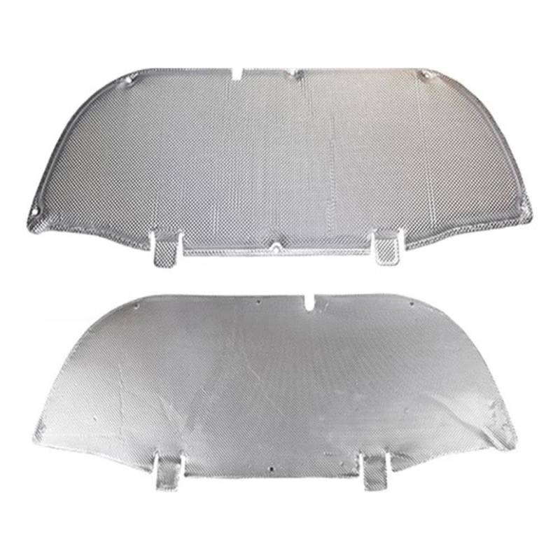 Schalldämmung und Lärmreduzierung Front Hood Isolierung Pad Schallschutz Pad Abdeckung Schallschutz Baumwolle Für Toyota Corolla Cross 2020-2022(Aluminum) von JRCQSG