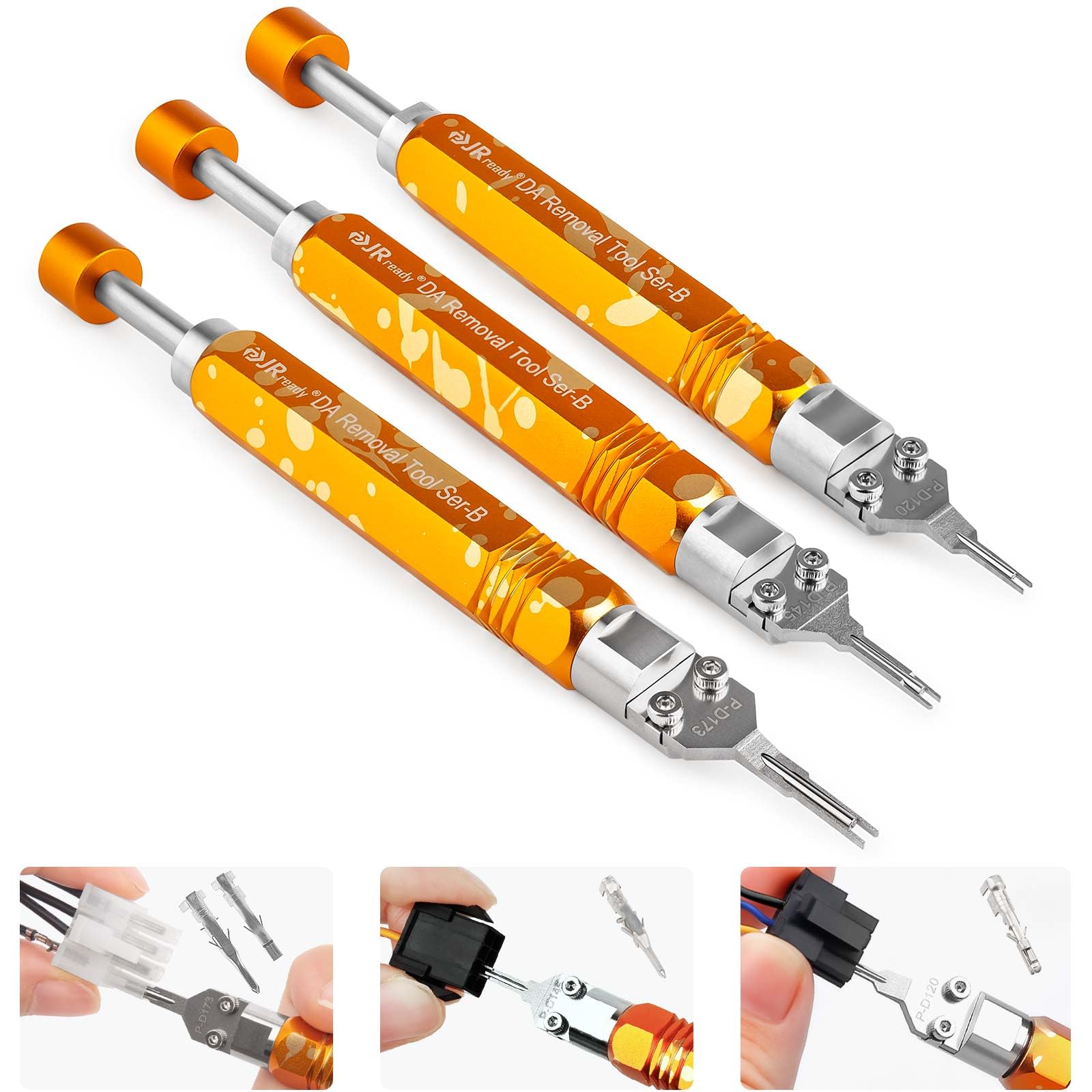 JRready 3Pcs Auspinwerkzeug Mini-Fit Jr Molex Micro Fit Entriegelungswerkzeug, Für Computer Repairfor, Molex MX3.0 Male/Female Terminals Mini-Fit Jr.TM Series Terminals Removal Tool Kit JRready 3Pcs Auspinwerkzeug Mini-Fit Jr Molex Micro Fit Entriegelungswerkzeug, Für Computer Repairfor, Molex MX3.0 Male/Female Terminals Mini-Fit Jr.TM Series Terminals Removal Tool Kit von JRready