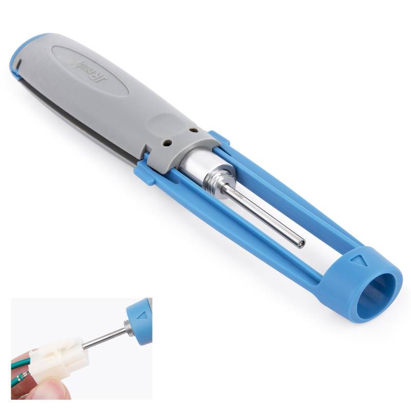 JRready JRconDRK-T190260 Auspinwerkzeug Neues Upgrade Entriegelungswerkzeug Mit Schutzhülle Für TE 4.2 Mini UNIVERSAL Mate-N-Lock AMP 4.2 Pitch Miniatur-Rechteck(MR) JST FL 4.14 Pitch Kontakt von JRready