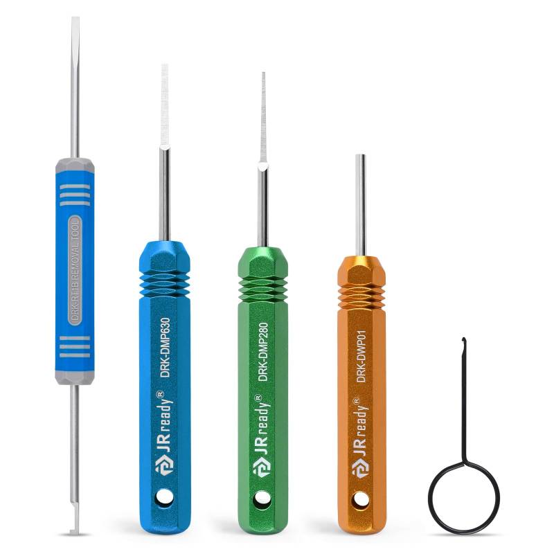 JRready ST5211-05 5PCS Auspinnwerkzeug Kit For Weather-Pack Metri-Pack Serie Steckverbinder Deutsch DT DTM DTV DRB DRCP Und Strike Serie Stecker Trminals Tool Kit Einbeziehen DRK 785084 Amp 1.5mm von JRready