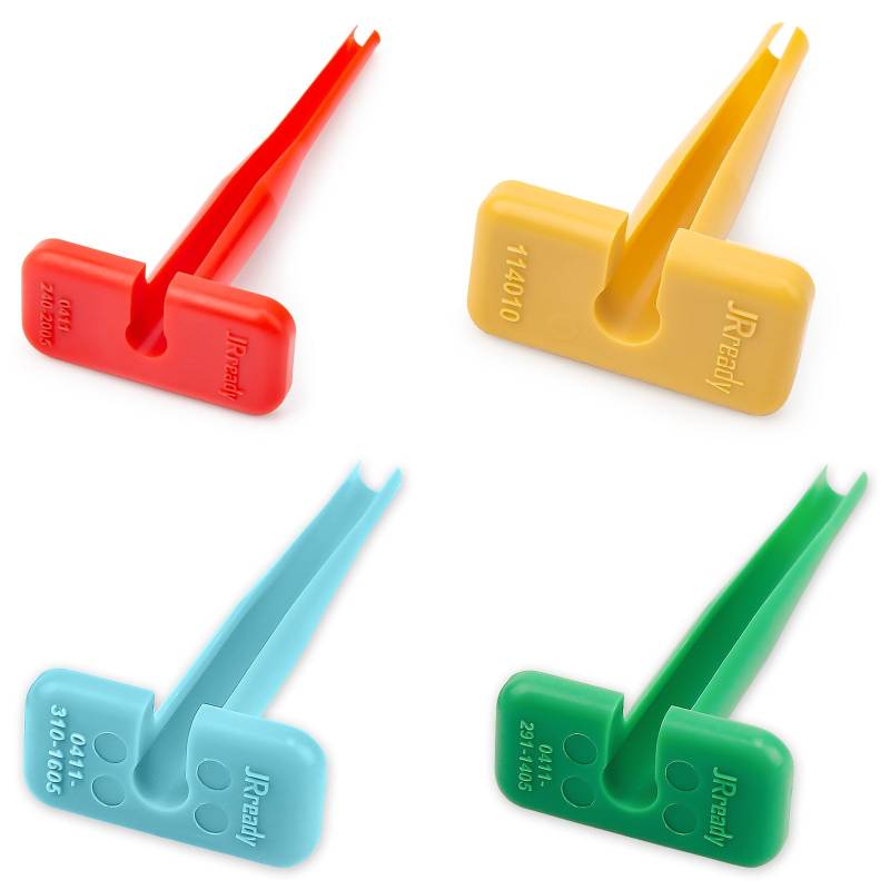 JRready ST5267 4Pcs Deutsch Auspinnwerkzeug Kfz Set Für 12# 16# 20# Solid/Stamped Kontakte 10-22 AWG Plastic Terminal Removal Tool Kit Für Deutsch DT DTM DTP HD DRC HDP DTHD Jiffy Splice Series von JRready