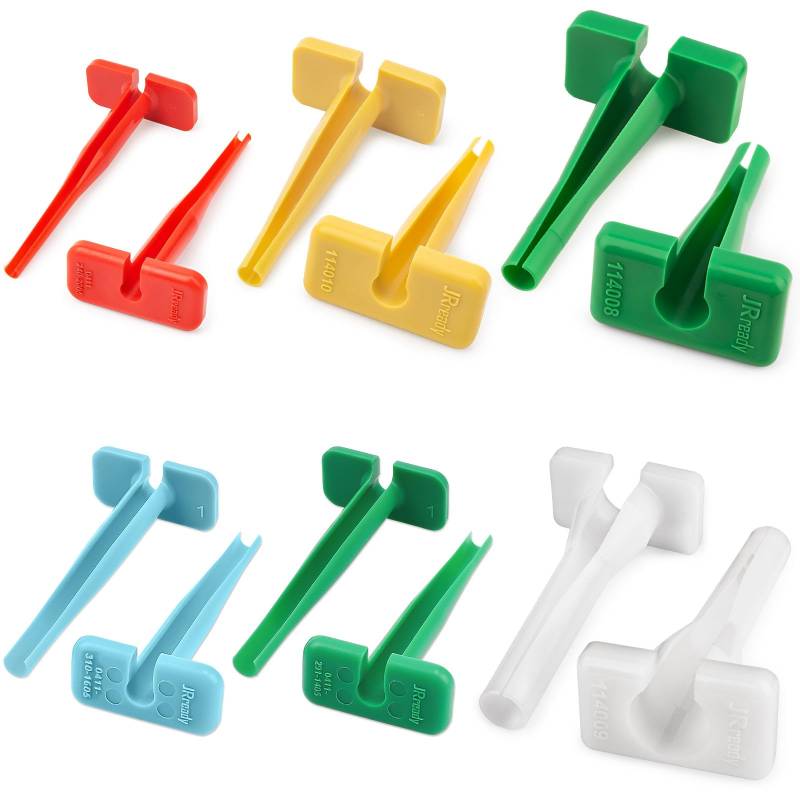 JRready ST5327 12Pcs Deutsch Auspinnwerkzeug Kfz Set Für 4# 8# 12# 16# 20# Solid/Stamped Kontakte 6-22 AWG Plastic Terminal Removal Tool Kit Für Deutsch DT DTM DTP HD HDP DTHD Jiffy Splice Series von JRready