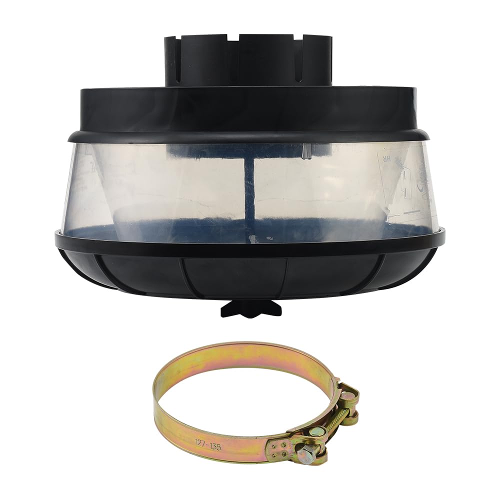 JSCARLIFE Zyklon Filter Offroad Auto, Schnorchel Auto Ansaugrohr Luftfilter, Universal Zyklon Filter für Ansaugschnorchel, Luftvorfilter Traktor, Lufteinlass Filter Sandbecher (5 Zoll /127 mm) von JSCARLIFE