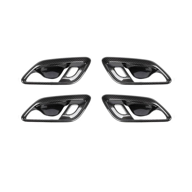 Auto Interieur Dekor Zierleiste Für 2020 + Für Tahoe 2021 + Auto Innen Tür Griff Bowl Abdeckung Trim Aufkleber ABS Styling Form Zubehör 4 Pcs von JSFRBMA