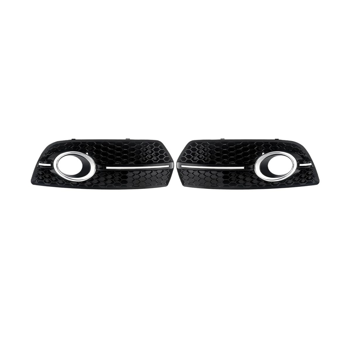 JSFRBMA Auto-Frontgitter Nebelscheinwerfergitter Paar Schwarz Chrom Waben-Stil Nebelscheinwerferabdeckung Für Q5 2009–2011 Standard-Stoßstange Kühlergrill für Autos JSFRBMA Auto-Frontgitter Nebelscheinwerfergitter Paar Schwarz Chrom Waben-Stil Nebelscheinwerferabdeckung Für Q5 2009–2011 Standard-Stoßstange Kühlergrill für Autos von JSFRBMA