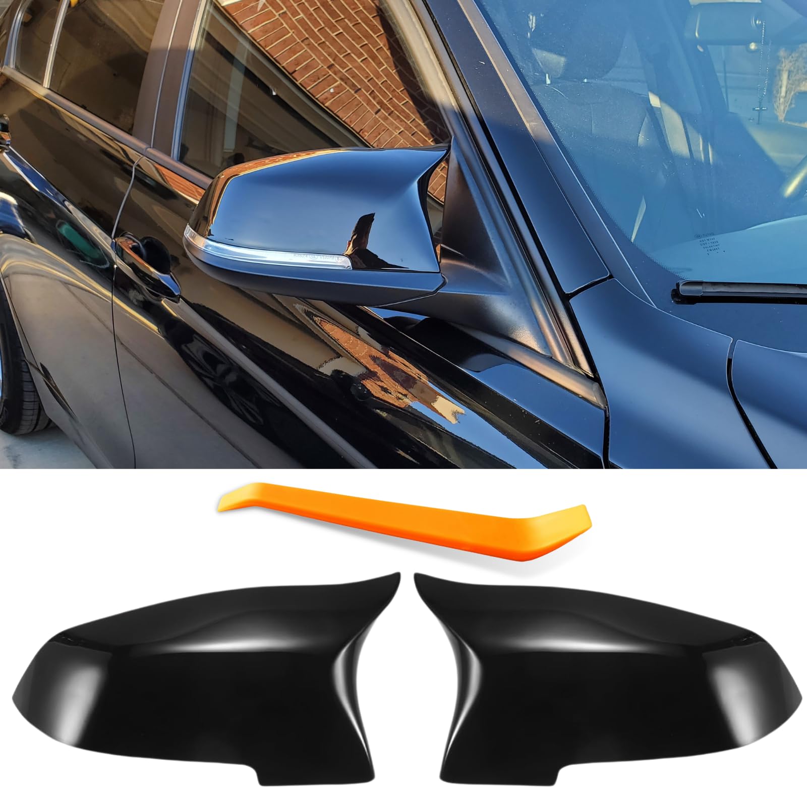 Spiegelkappen Außenspiegel für BMW 1 2 3 4er F20 F21 F22 F23 F87 F30 F31 F34 F32 F33 F36 X1 (E84) Tuning Zubehör Aussen Accessoires - Optik Schwarz Glänzend Spiegelkappen Außenspiegel für BMW 1 2 3 4er F20 F21 F22 F23 F87 F30 F31 F34 F32 F33 F36 X1 (E84) Tuning Zubehör Aussen Accessoires - Optik Schwarz Glänzend von JSQAUTOR