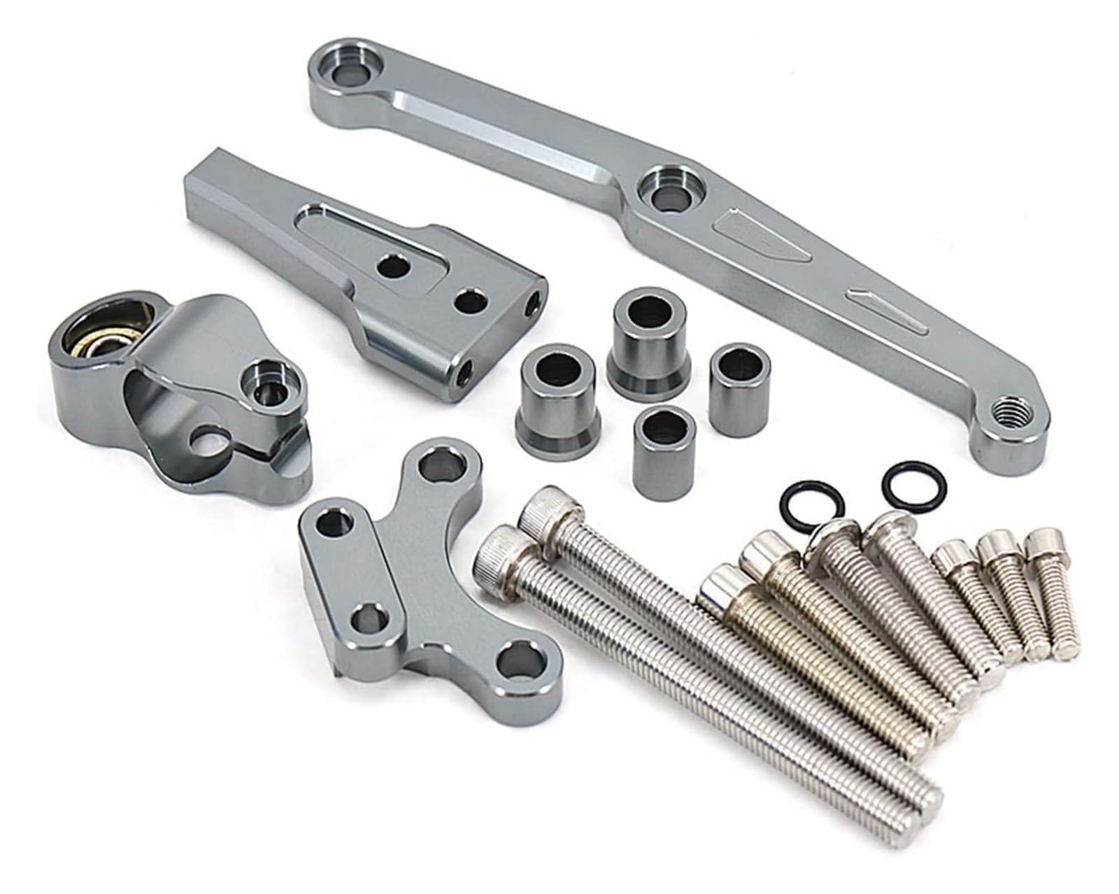 Einstellbarer Lenkungsdämpfer Für CB650R 2018 2019 2020 2021 Motorrad Lenkung Stabilisieren Dämpfer Halterung Unterstützung Mount Kit(1819) von JSRVQKMS