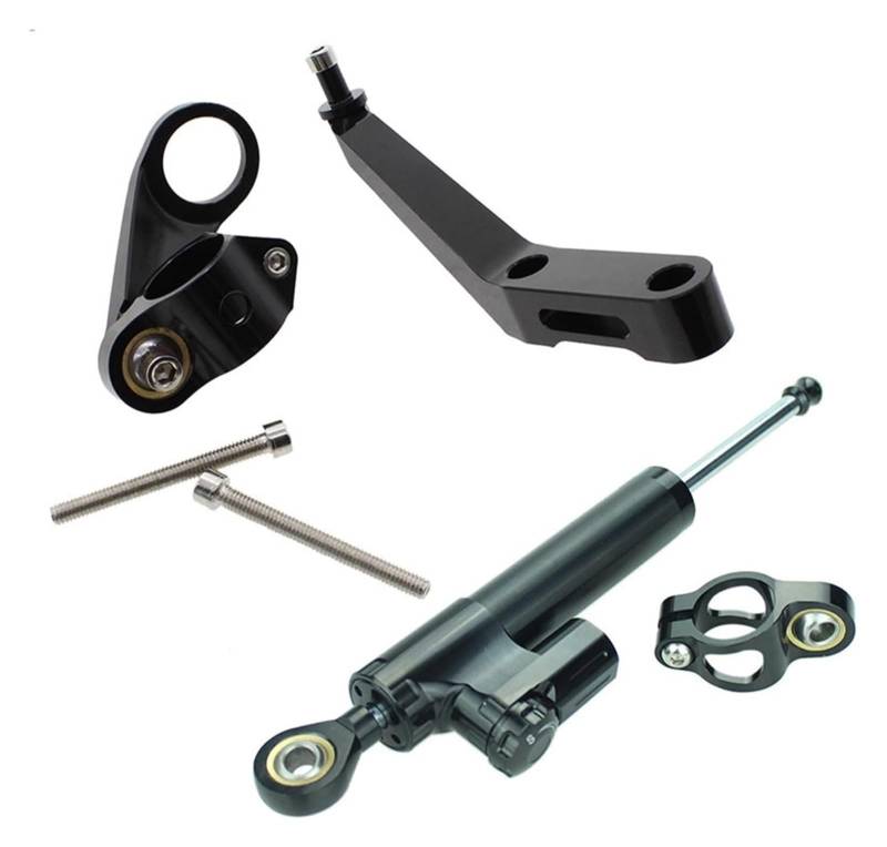 Einstellbarer Lenkungsdämpfer Für CBR929RR 2000 2001 Carbon Motorrad Lenkung Dämpfer Montage Unterstützung Halterung Stabilisator Kit(250) von JSRVQKMS