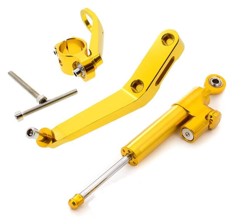 Einstellbarer Lenkungsdämpfer Für CBR929RR 2000 2001 Carbon Motorrad Lenkung Dämpfer Montage Unterstützung Halterung Stabilisator Kit(251) von JSRVQKMS