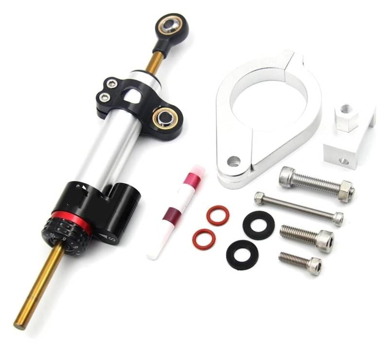 Einstellbarer Lenkungsdämpfer Für F800GS Motorrad Dämpfer Lenkung StabilizerLinear Umgekehrt Sicherheit Control Halterung(2115) von JSRVQKMS